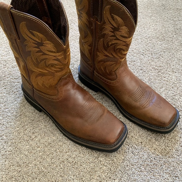 Justin Boots Shoes Nwot Justin Mens Boots 2d Poshmark